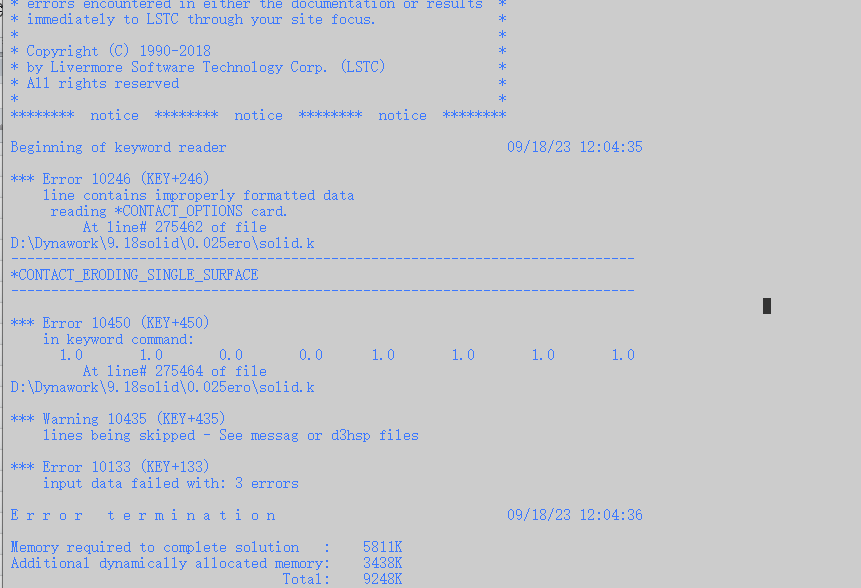 LSdyna Error常见错误类型导致模型无法计算解决方法——个人经验总结（持续更新2025.7.7）的图11